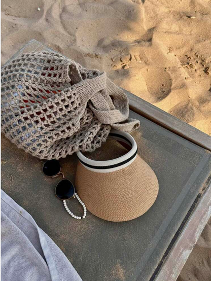 large crochet shopper bag