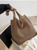large crochet shopper bag