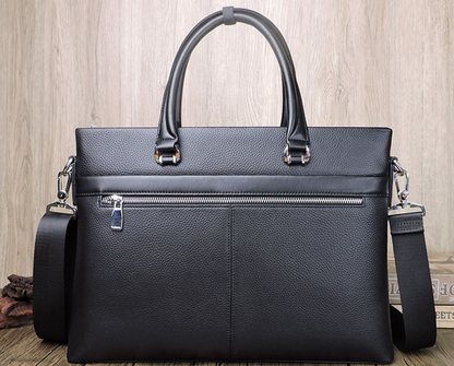 Leather Business Briefcase Messenger Bag