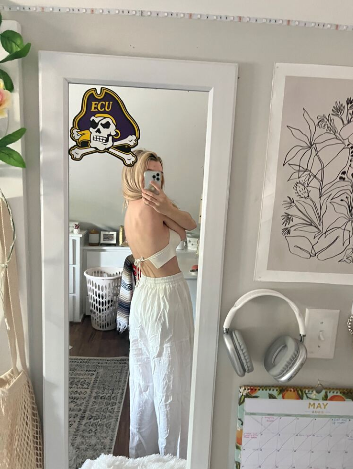 White Cotton Wide Leg Beach Pants for Women