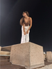 White Cotton Wide Leg Beach Pants for Women