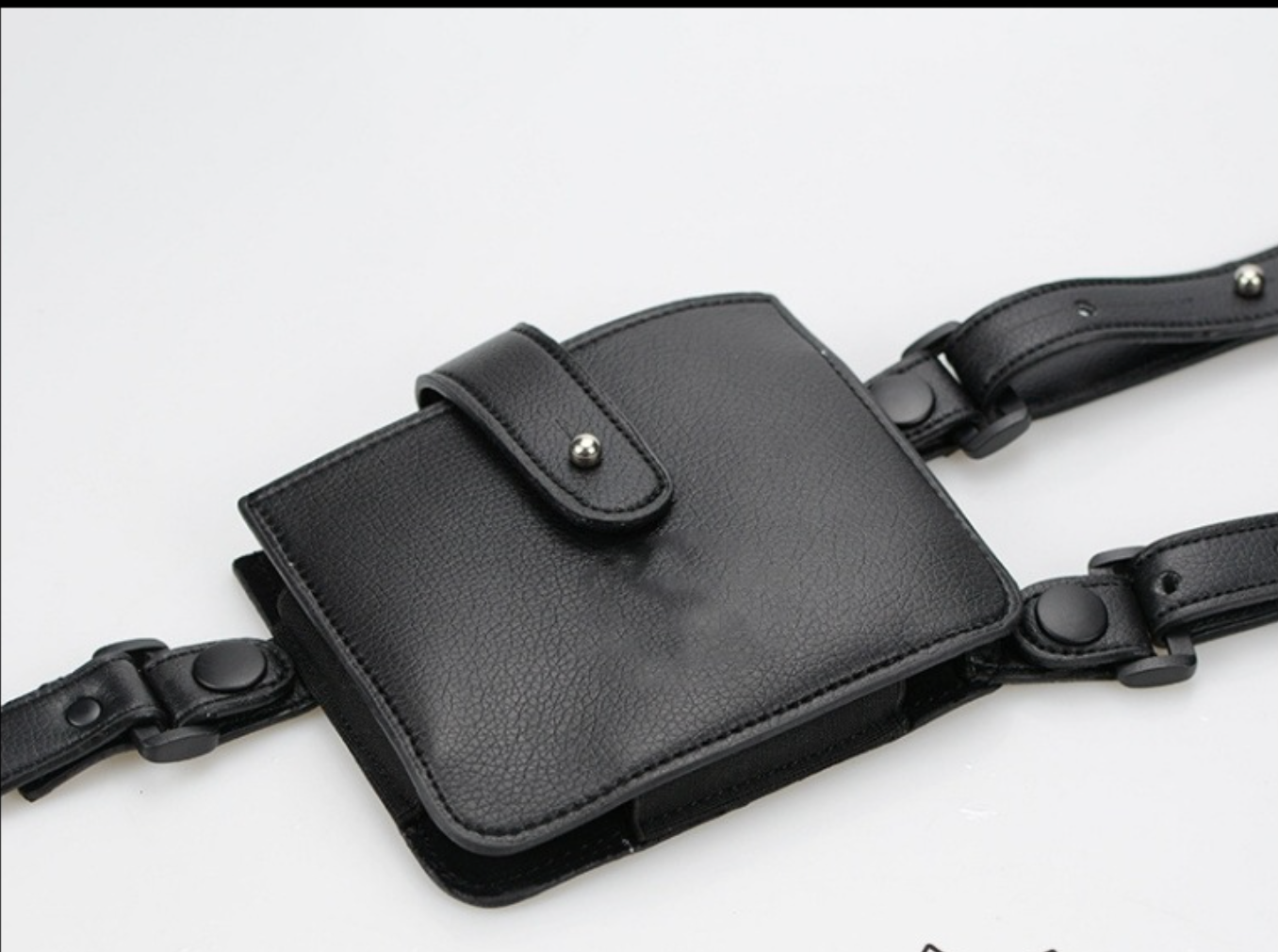 Leather Underarm Holster Wallet Mobile Phone Bag for Shoulder
