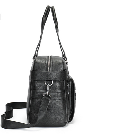Leather Duffle Bag Large Capacity Travel Weekender