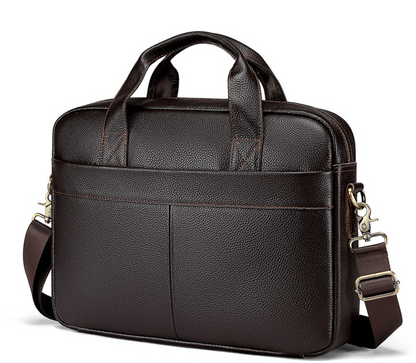 Genuine Leather Business  Office Bag for Men