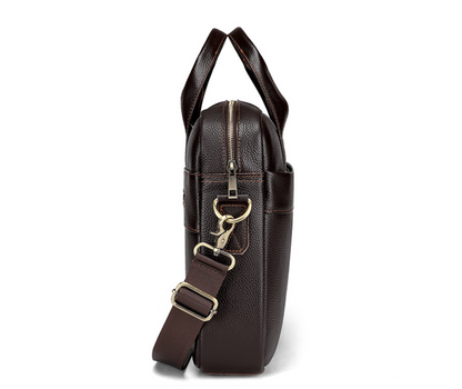 Genuine Leather Business  Office Bag for Men