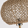 Handwoven Bamboo Floor Lamp Rattan Shade