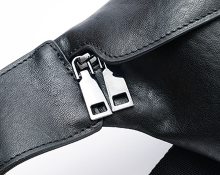 Men’s Leather Waist Bag Crossbody for Travel