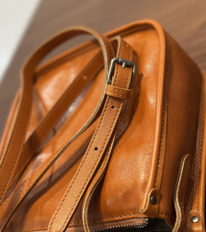 Genuine Leather Crossbody Messenger Bag for Women