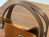 Real Leather Crossbody Office Purse with Strap