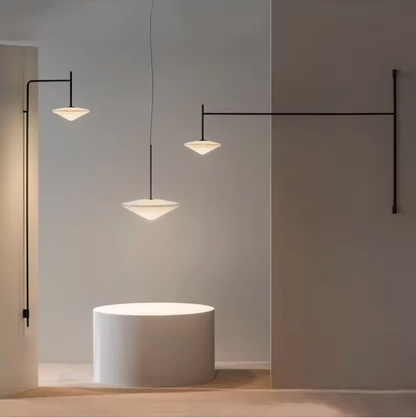 Nordic Adjustable Wall Lamp Minimalist With Frosted Glass Shade