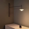 Nordic Adjustable Wall Lamp Minimalist With Frosted Glass Shade