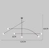 Modern Geometry LED Ceiling Chandelier Light