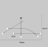 Modern Geometry LED Ceiling Chandelier Light