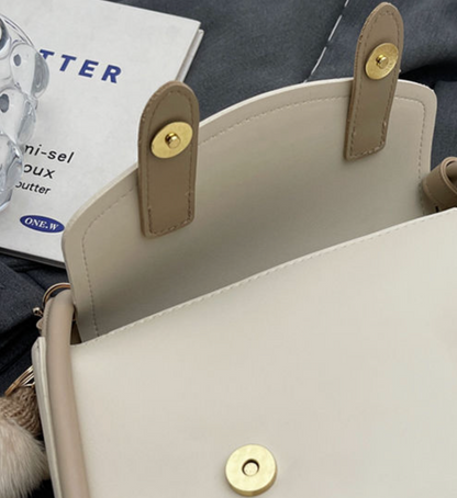 Leather Shoulder Messenger Saddle Bag for Women