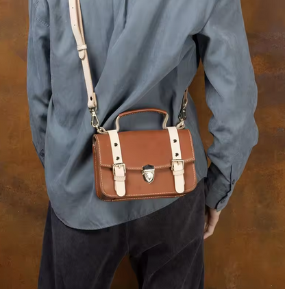 Women Genuine Leather Crossbody Office Bag