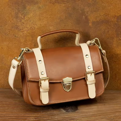 Women Genuine Leather Crossbody Office Bag