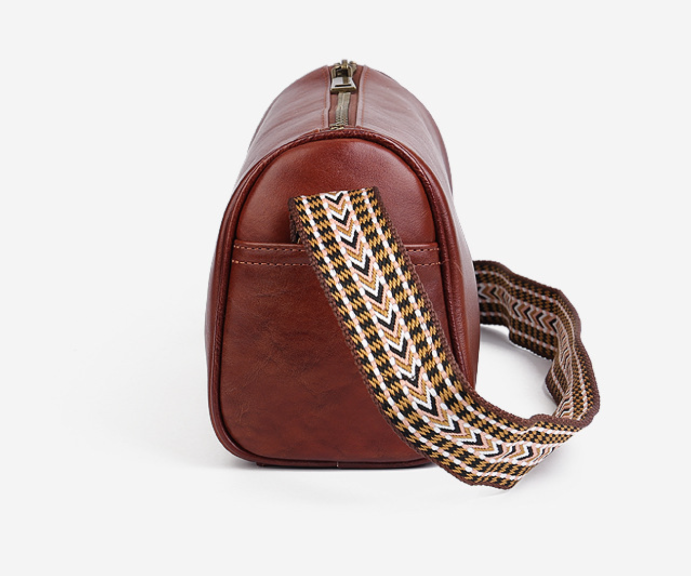 Women’s Genuine Leather Pillow Bag Crossbody Purse