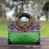 Retro Bamboo Woven Rattan Bag Summer Beach Tote