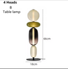 Nordic Design Colorful Glass Table Lamp LED for Bedroom