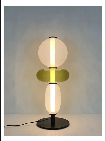 Nordic Design Colorful Glass Table Lamp LED for Bedroom