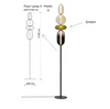 Nordic Design Colorful Glass Floor Lamp for Living Room