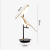 LED Bedside Table Lamp Magpie Bird Model Black Gold