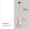 Magpie Bird LED Pendant Lamp Ceiling Chandelier