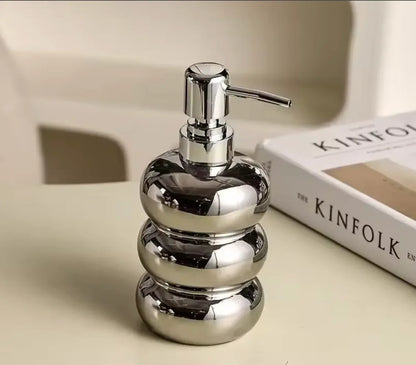 Ceramic Soap Dispenser for Bathroom Accessories Set 2