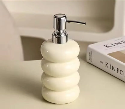 Ceramic Soap Dispenser for Bathroom Accessories Set 3