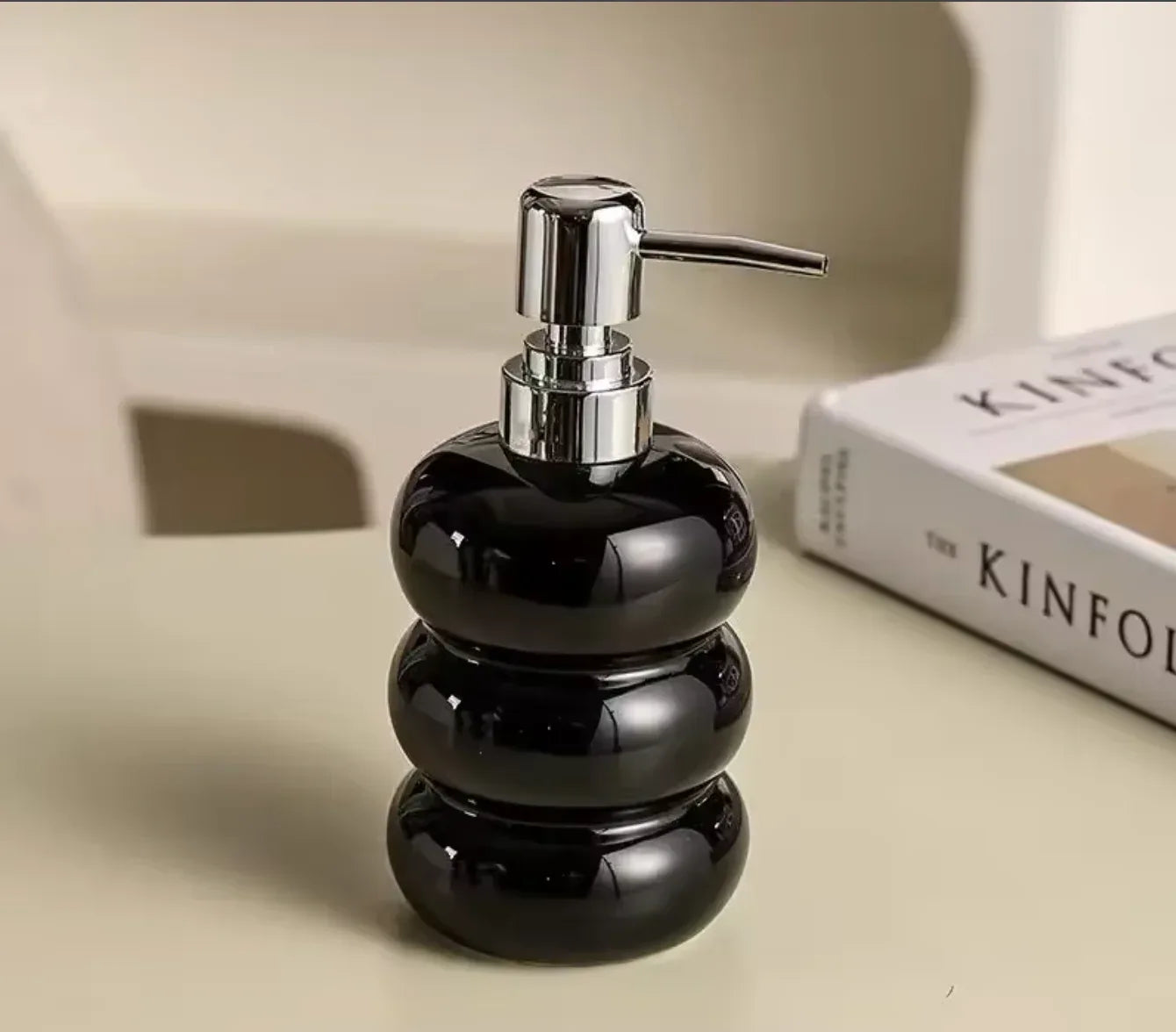Ceramic Soap Dispenser for Bathroom Accessories Set 5