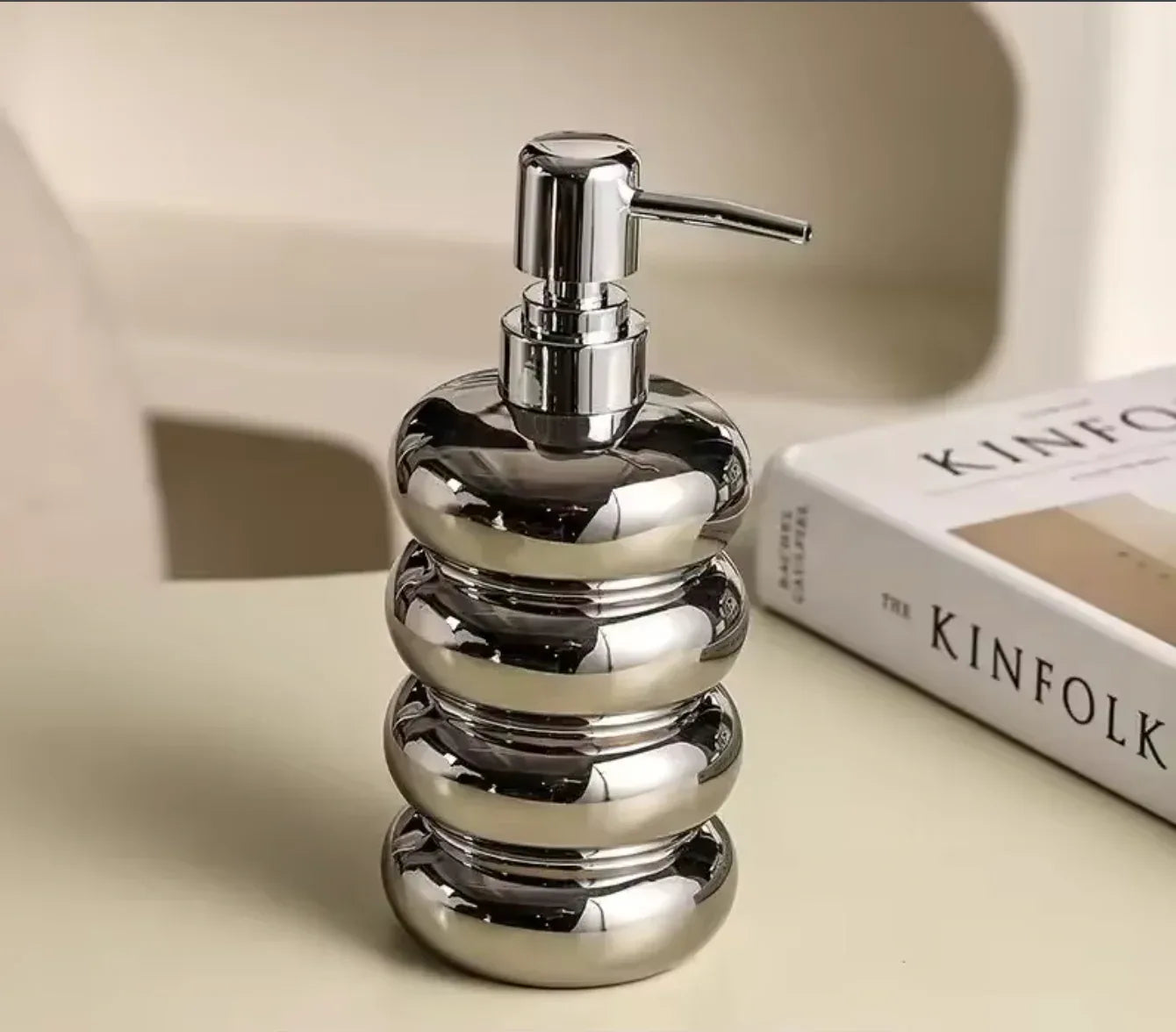 Ceramic Soap Dispenser for Bathroom Accessories Set 6