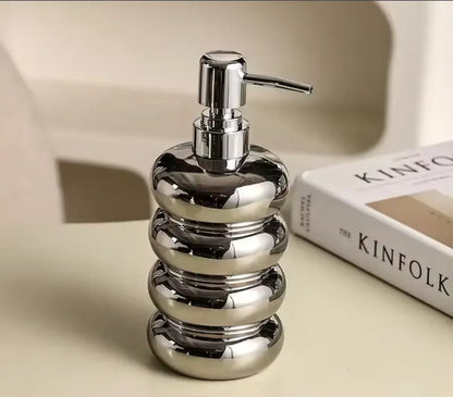 Ceramic Soap Dispenser for Bathroom Accessories Set 6
