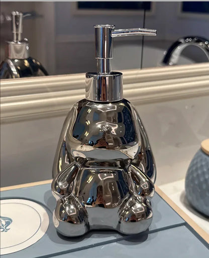 Ceramic Rabbit Soap Dispenser Bathroom Accessories