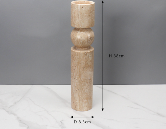 Natural Marble Candlestick Holder Stand