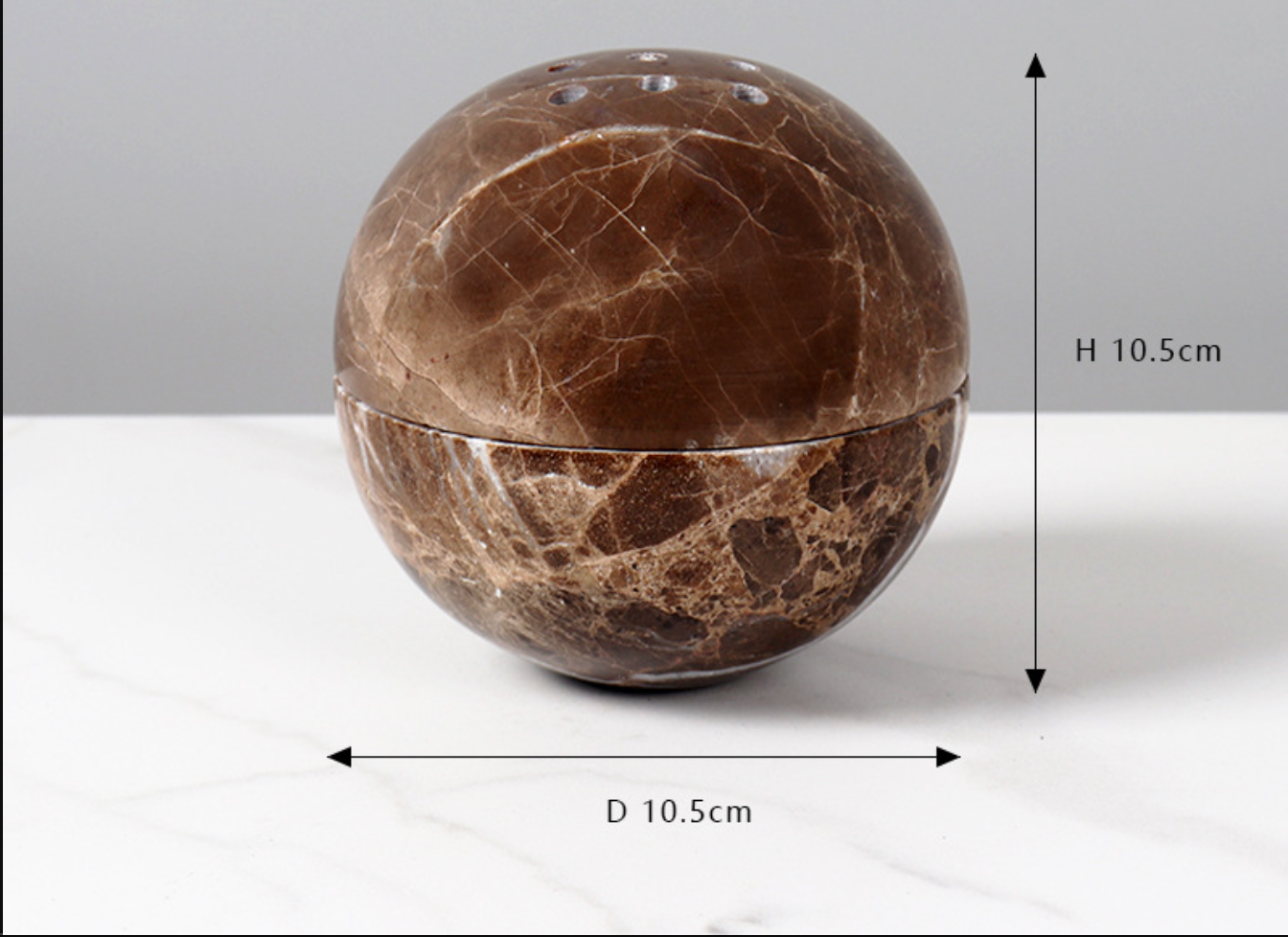 Natural Marble Aromatherapy Burner Stone Incense & Fragrance Diffuser