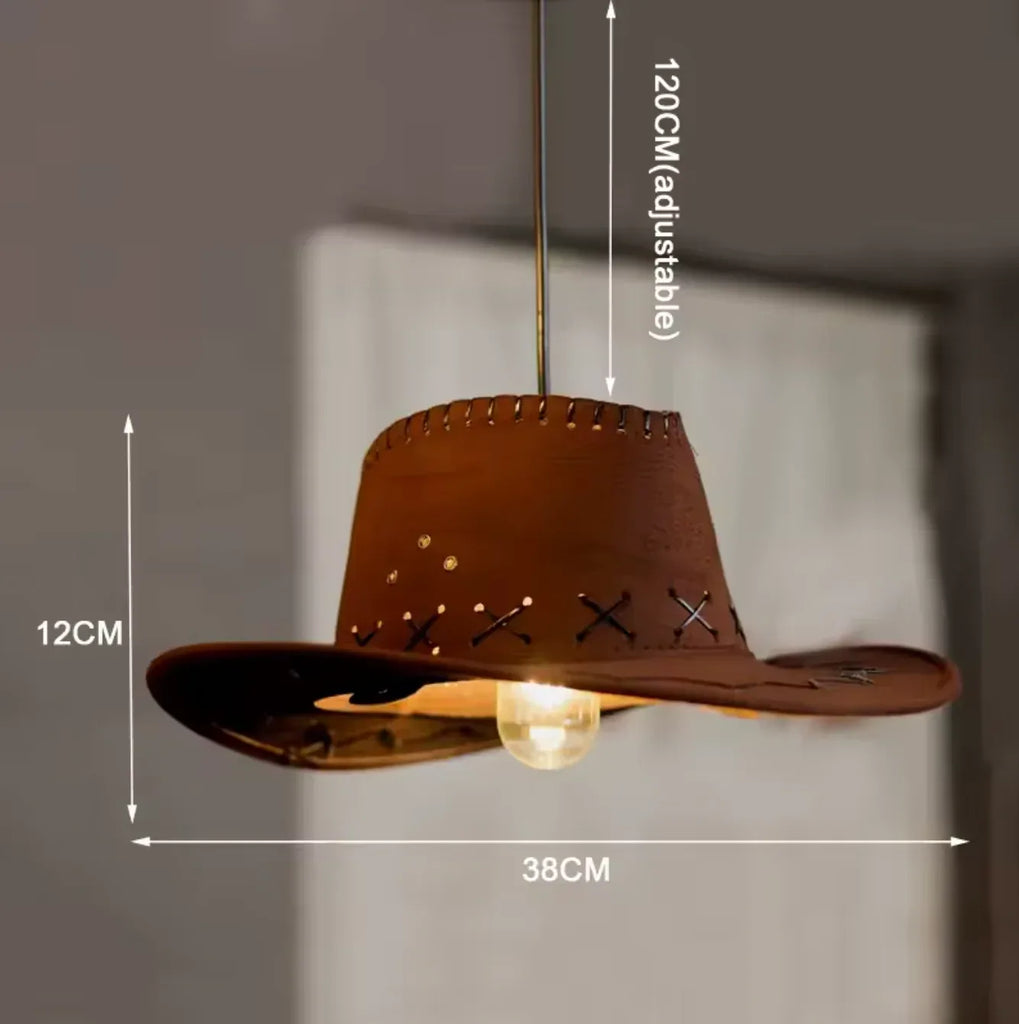 Creative Cowboy Hat Pendant Lamp Ceiling Chandelier 2