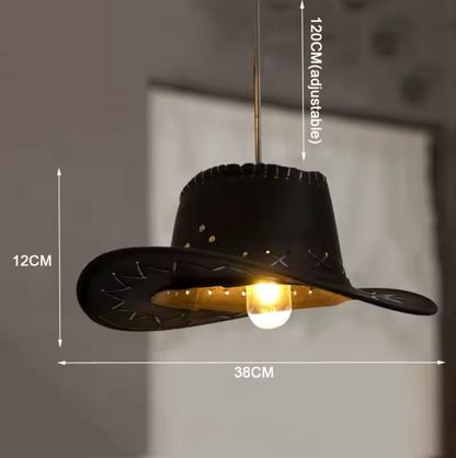 Creative Cowboy Hat Pendant Lamp Ceiling Chandelier