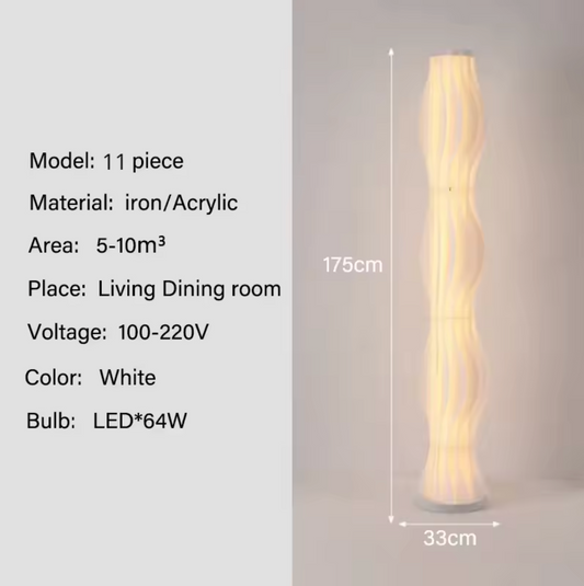 Modern Nordic LED Floor Lamp for Living Room and Bedroom