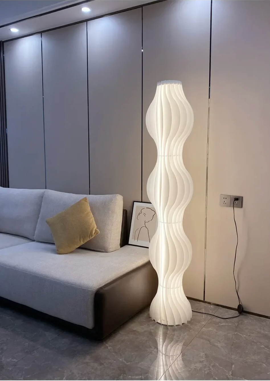 Modern Nordic LED Floor Lamp for Living Room and Bedroom
