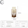 Nordic Walnut Wood Japanese Floor Lamp with Cotton Cloth Lampshade
