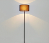 Modern Floor Lamp Nordic Metal Standing Lamp with Fabric Shade