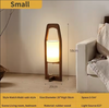 Japanese Wabi-sabi Solid Wood Table Lamp and Floor Lamp