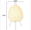 Modern Japanese Floor Lamp with Rice Paper Shade