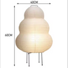 Modern Japanese Floor Lamp with Rice Paper Shade
