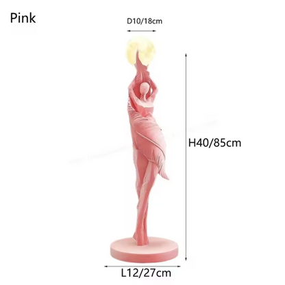 Rechargeable Retro Floral Table Lamp French Pastoral