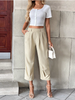 High waist wide leg dress pants for women