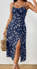 Women Thigh High Slit Sundress