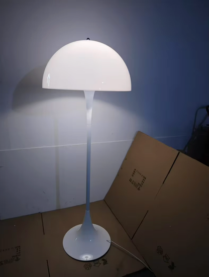 Nordic Mushroom Floor Lamp White Acrylic Danish Design