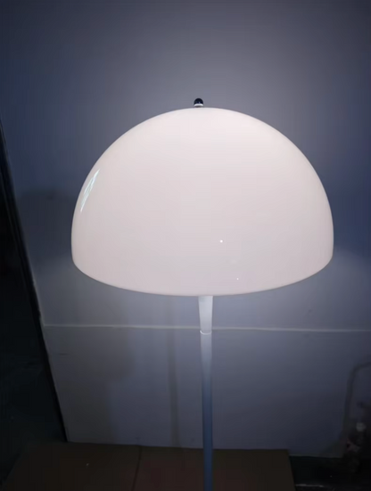 Nordic Mushroom Floor Lamp White Acrylic Danish Design