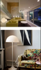 Nordic Mushroom Floor Lamp White Acrylic Danish Design